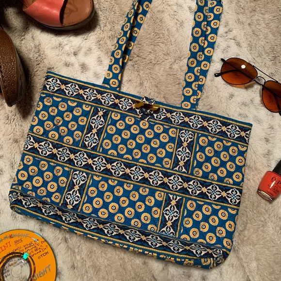 Vera Bradley Quilted Tote - Picture 2 of 11